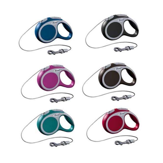 Flexi VARIO Seil-Roll-Leine - Größe XS, 3m/bis 8kg