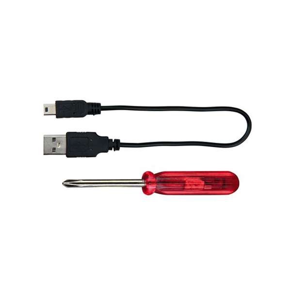 Trixie Flash Leuchtring USB Orange