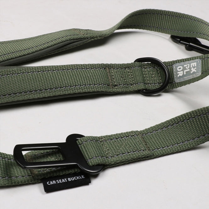 Duvoplus EXPLOR Ultimate Fit On-The-Road-Leine Classic - Undercover Green