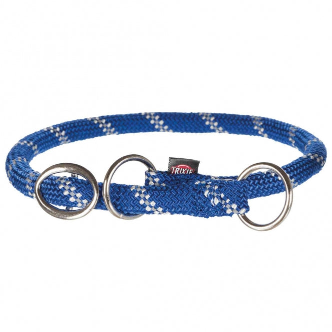Trixie Sporty Rope Zug-Stopp-Halsband - blau
