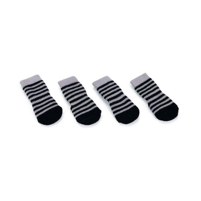 Karlie Doggy Socks Hundesocken 4er Set - Schwarz/Grau