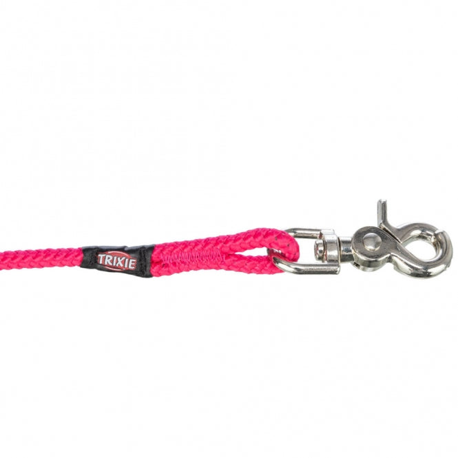 Trixie Schleppleine, rund aus Segeltau mit Trigger Snap Hook - fuchsia