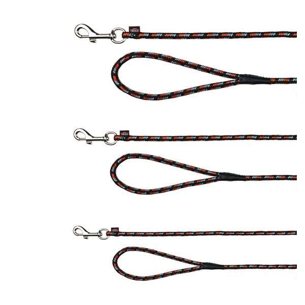 Trixie Schleppleine Mountain Rope - schwarz/orange