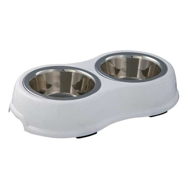 Trixie Napfset mit Kunststoffhalter