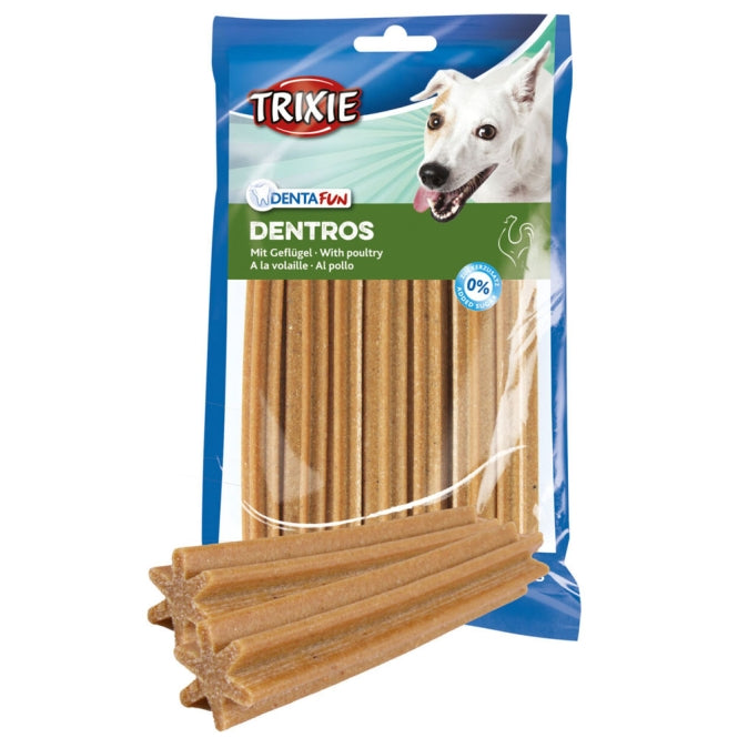 Trixie DENTAfun Dentros mit Geflügel,  7 Stück