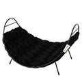 D&D Katzenbett Baily Fleece - schwarz