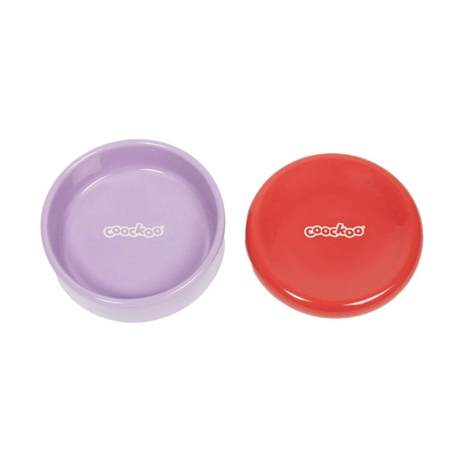 Coockoo Futternapf FUNKY FEEDING - rot/violett