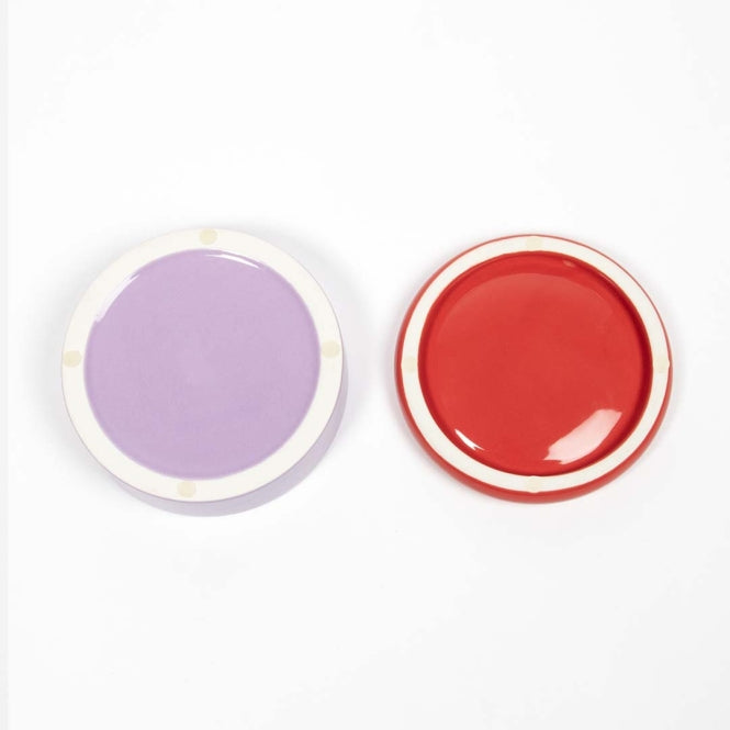 Coockoo Futternapf FUNKY FEEDING - rot/violett