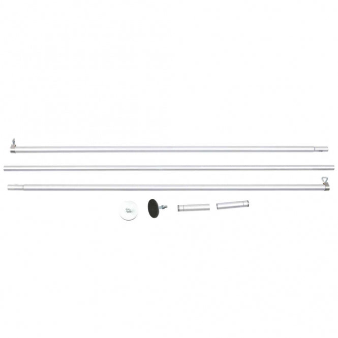 Trixie Netz-Spannstange, Aluminium, 1,28-3,25m