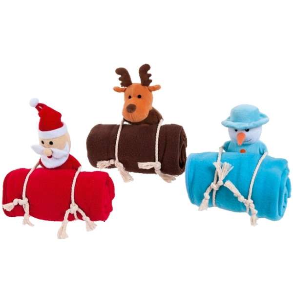 Karlie Xmas-Set Plüschtier mit Decke 70 x 95 cm