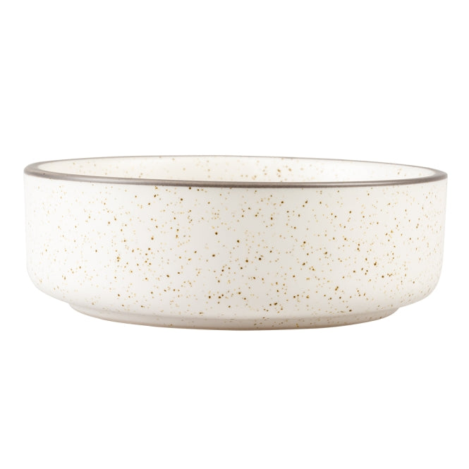 Duvoplus Keramiknapf Stone Speckle - weiß