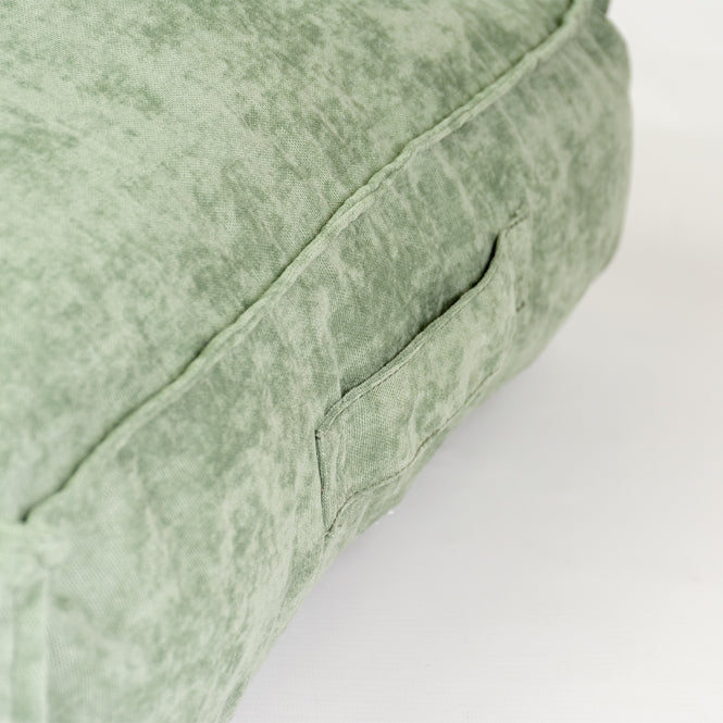 Duvoplus Kissen Velvet rechteckig - grün