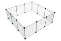 Duvoplus modulares Kleintiergehege - schwarz