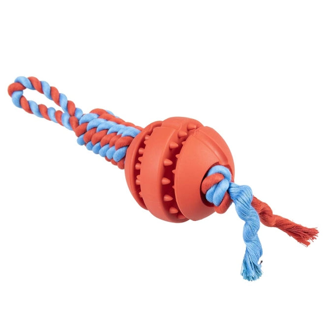Duvoplus Rubrop Zerrseil mit Ball - rot