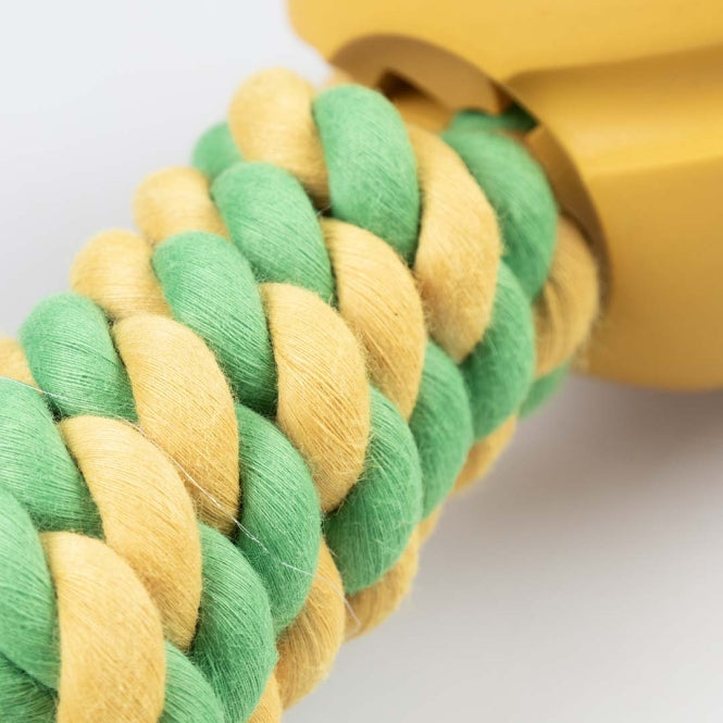 Duvoplus Rubrop Zerrseil mit Ball - gelb