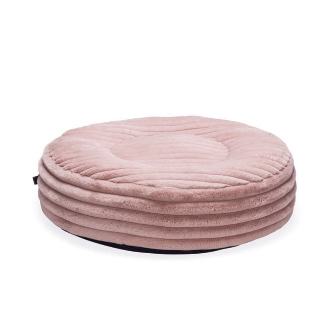 Designed by Lotte Hundebett Reza - rund, rosa