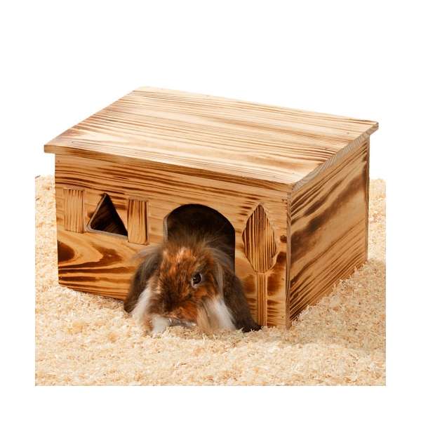 Karlie Nagerhaus Loft aus geflammtem Holz