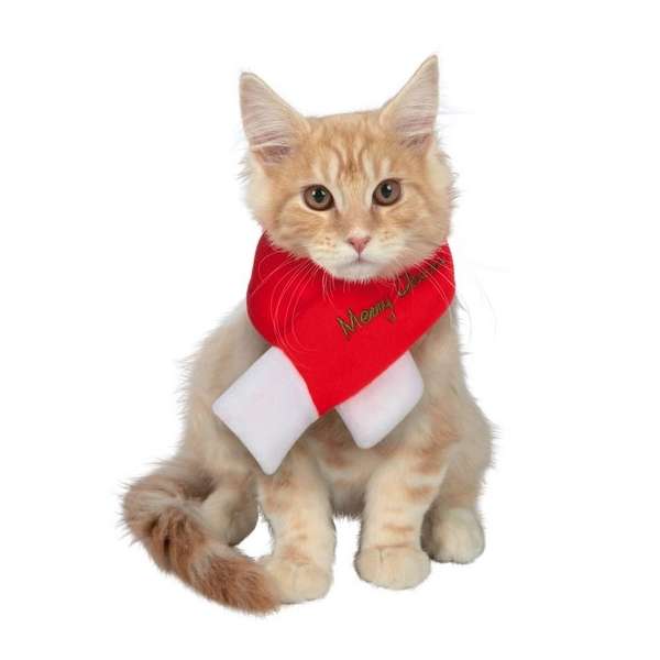 Trixie Xmas Fleece-Schal für Hunde/Katzen
