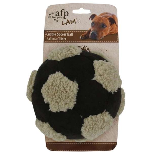 All for Paws Soccerball mit Lammfell