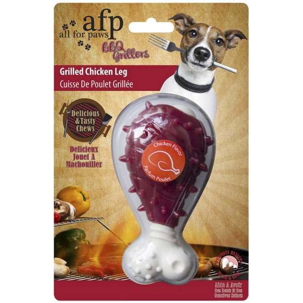 All for Paws BBQ Grillers aus TPR mit Hähnchenduft