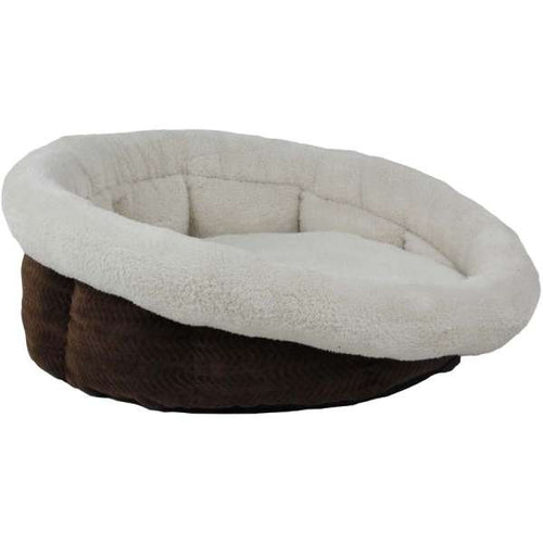 All for Paws Hunde- & Katzenbett mit Fischgrätenmuster