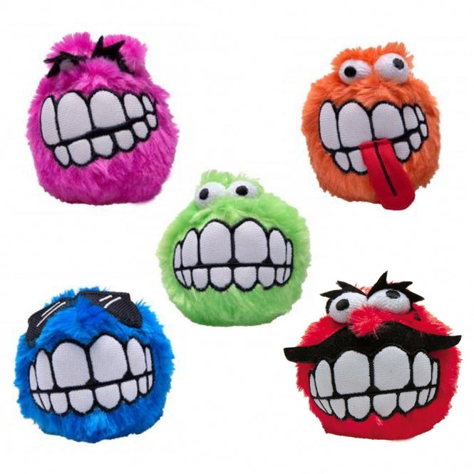 ROGZ FLUFFY GRINZ Hundeball, 4,9 cm