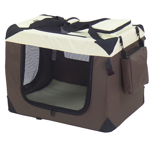 Pet-Star Transport-Hütte, braun/beige