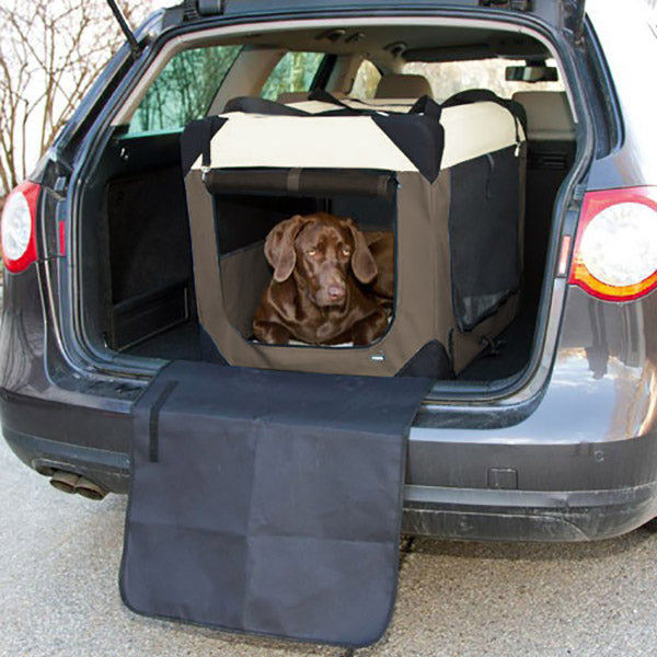 Pet-Star Transport-Hütte, braun/beige