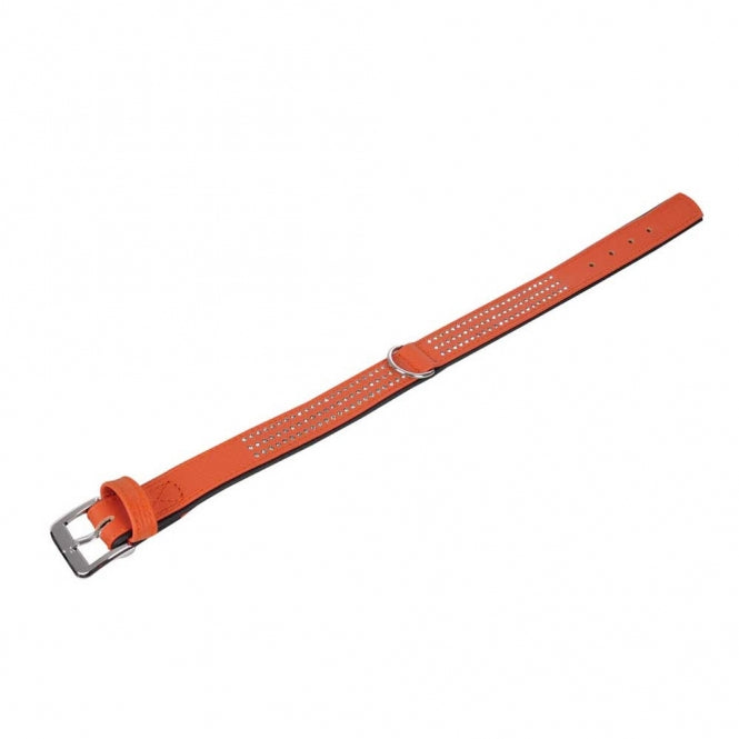 Karlie Vintage Strass Halsband - Mandarine