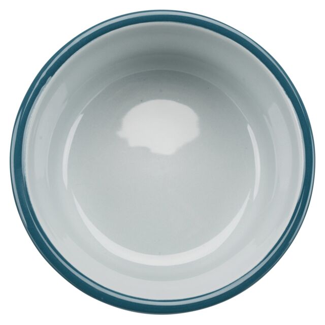 Trixie Napf-Set, Keramik/Metall - petrol/grau
