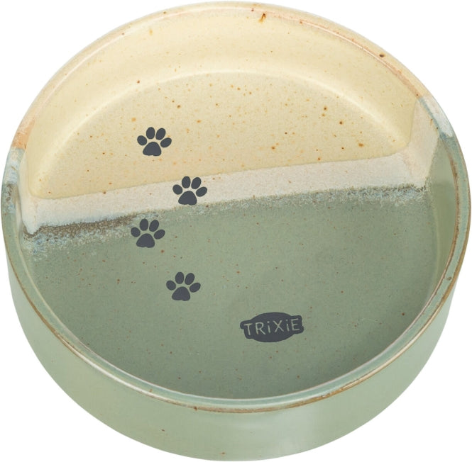 Trixie Keramiknapf für Katzen - grün/beige