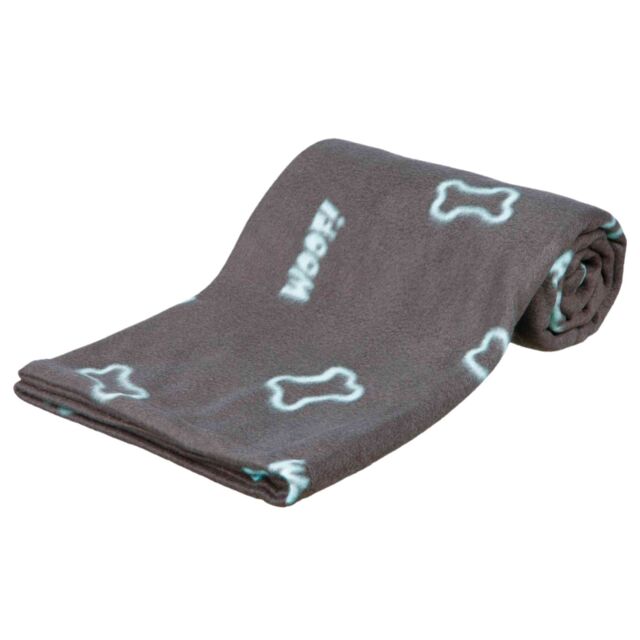Trixie Fleecedecke Barney Knochenmotiv - 150 x 100 cm