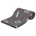Trixie Fleecedecke Barney Knochenmotiv - 150 x 100 cm