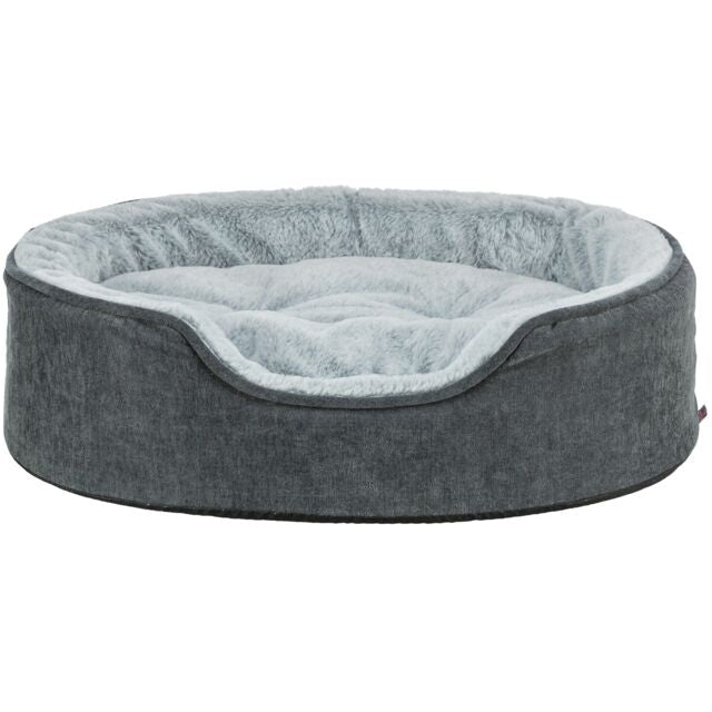 Trixie Vital Bett Lino Soft, oval - grau/hellgrau