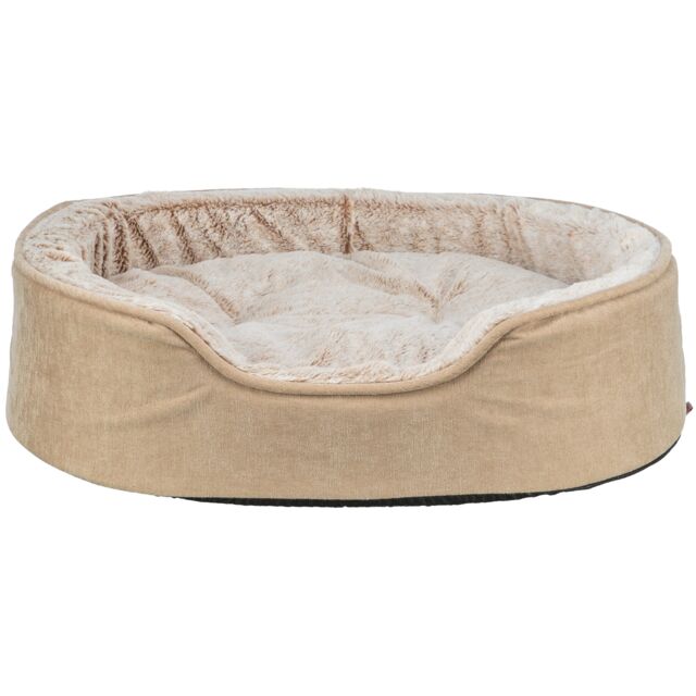 Trixie Vital Bett Lino Soft, oval - beige/creme