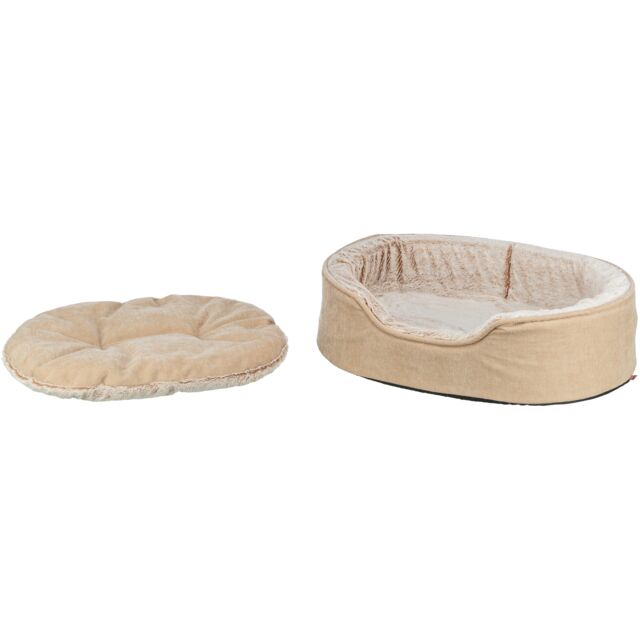 Trixie Vital Bett Lino Soft, oval - beige/creme