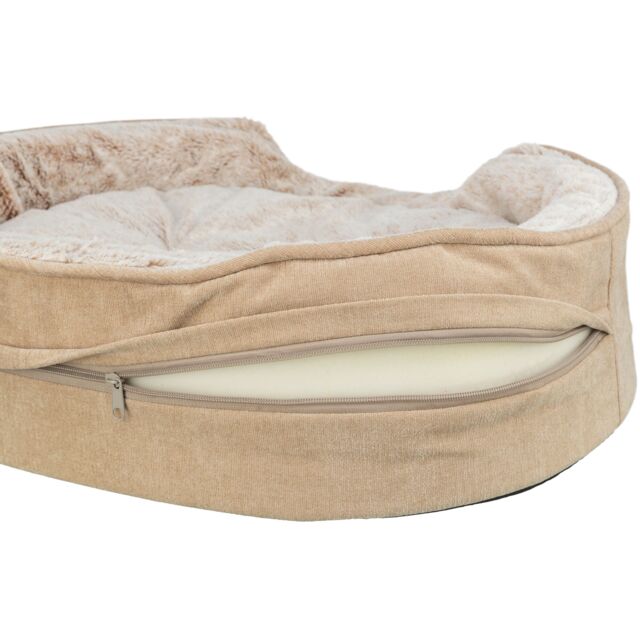 Trixie Vital Bett Lino Soft, oval - beige/creme