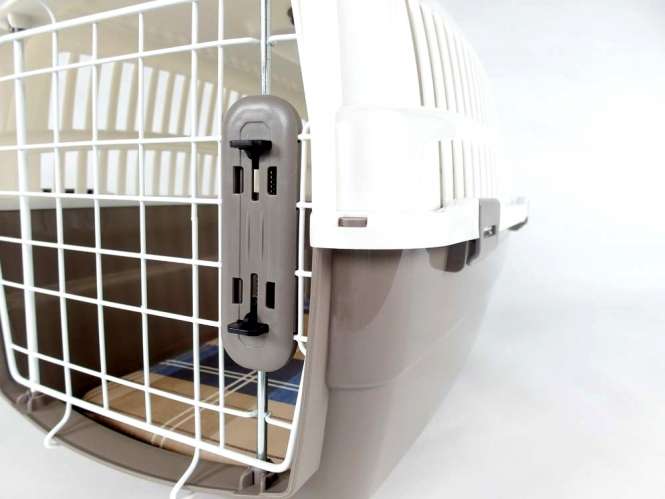 Transportbox Voyager Luxus mit Kissen + Napf