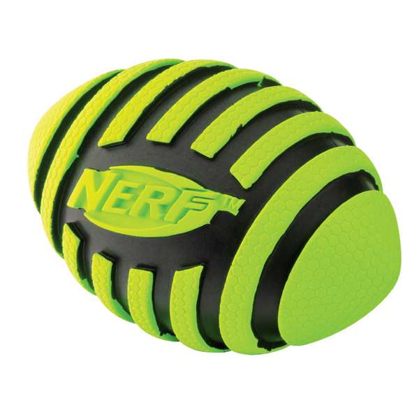 NERF DOG Spiral Squeak Football