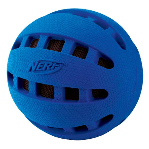 NERF DOG Crunchable Squeak Checker Ball
