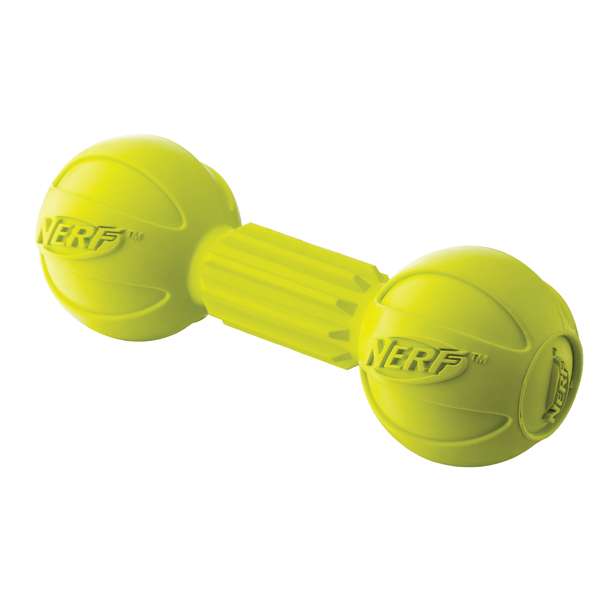 NERF DOG Retriever Barbell Chew