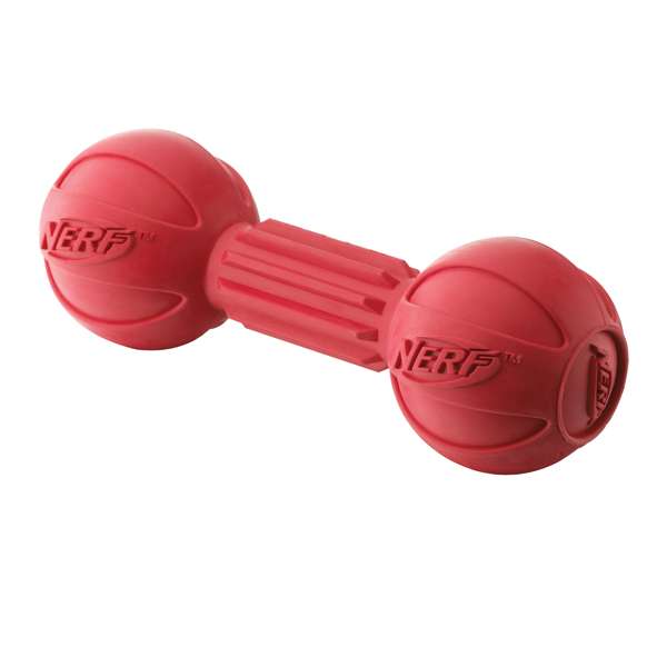 NERF DOG Retriever Barbell Chew